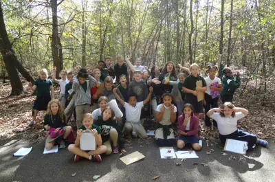 Group of kids doing silly poses